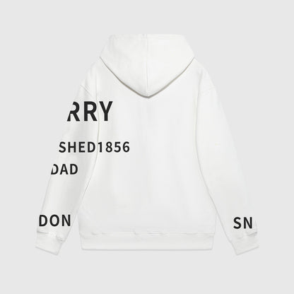 Burberry Horseferry Print Hoodie "White"