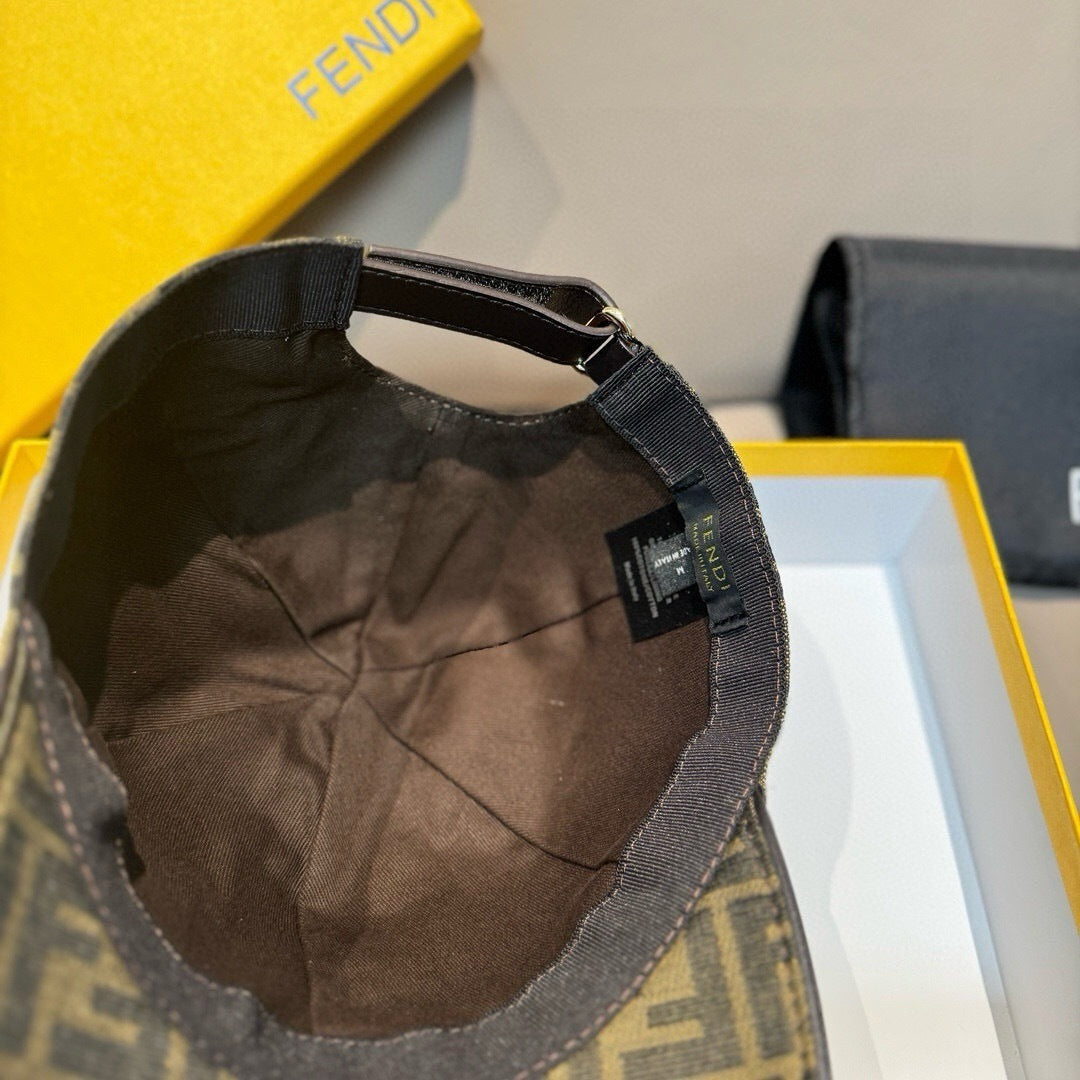 Fendi FF Jacquard Baseball Cap