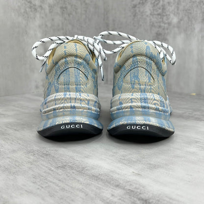 Gucci Run "Beige-Blue Monogram"