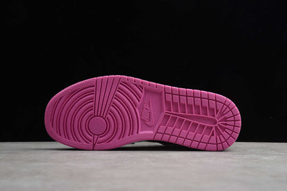 Air Jordan 1 Low "Black-Fuchsia"