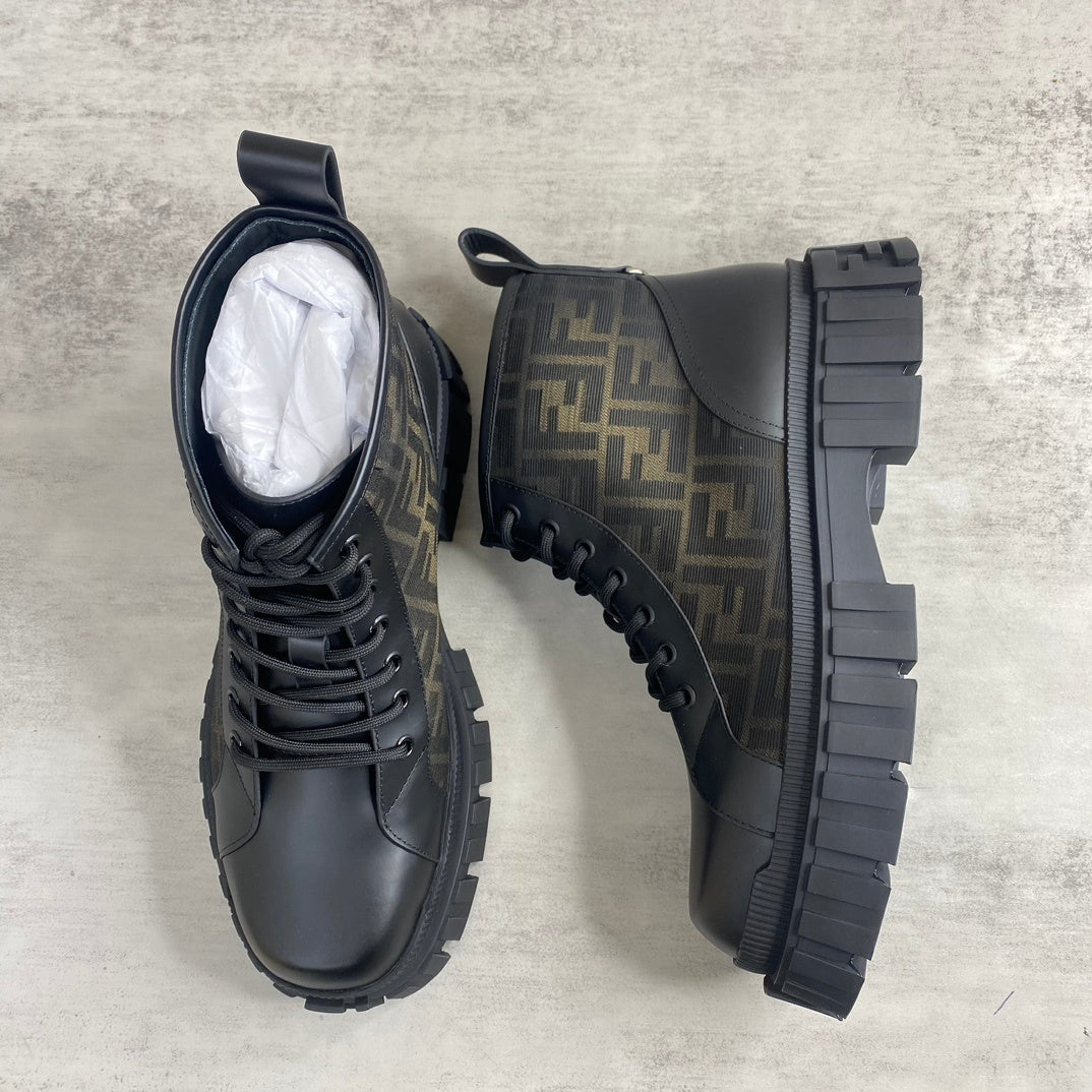 Fendi Force Chelsea "Black Monogram"