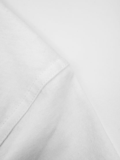 Dior Ribbon T-Shirt "White Cotton Jersey"