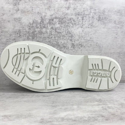 Gucci Leather Loafers "White"