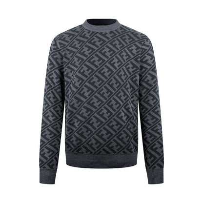 Fendi FF Monogram Sweater "Grey-Black"