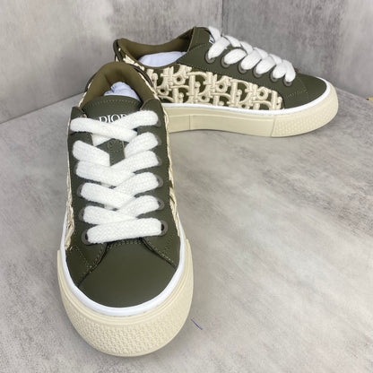 Dior B33  "Khaki Oblique Embroidery"