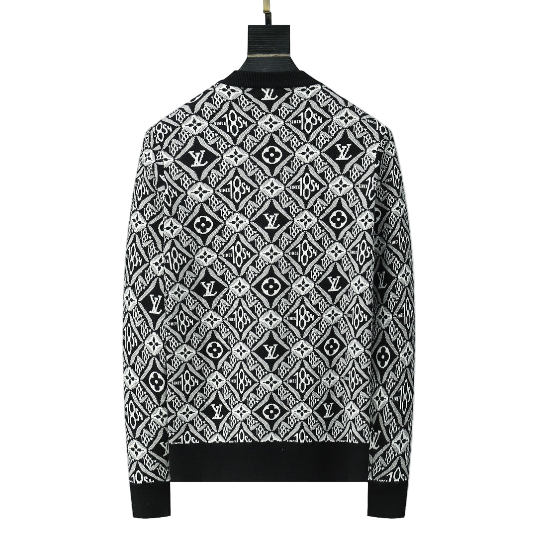 Louis Vuitton Sweater "Black-White Monogram"