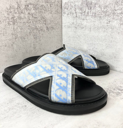 Dior Slides "Black-White-Blue"