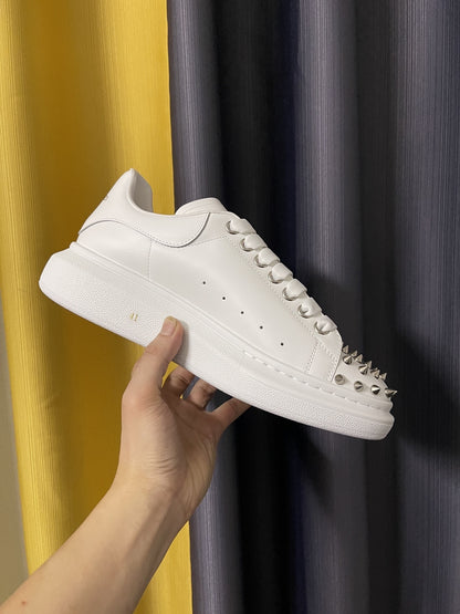 Alexander McQueen Oversized "White-Silver Studded"