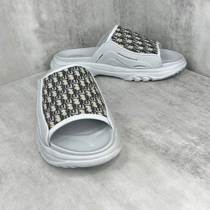Dior Slides "White-Grey-Beige"