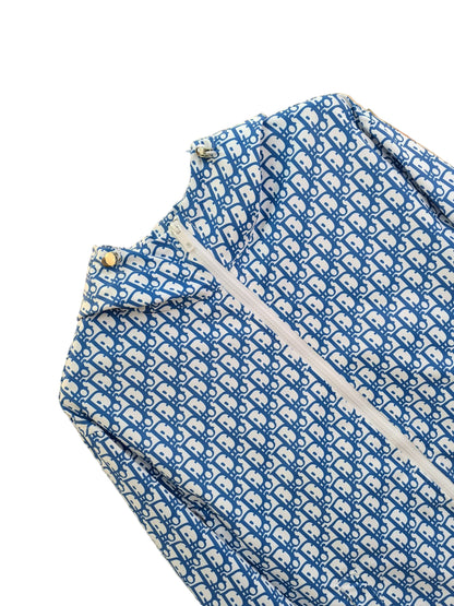 Dior Monogram Windbreaker Jacket "White-Blue"