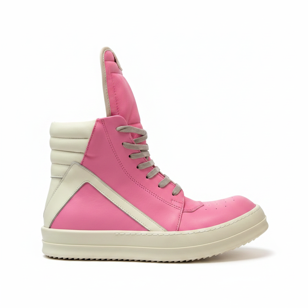 Rick Owens Geobasket "Pink-Beige"