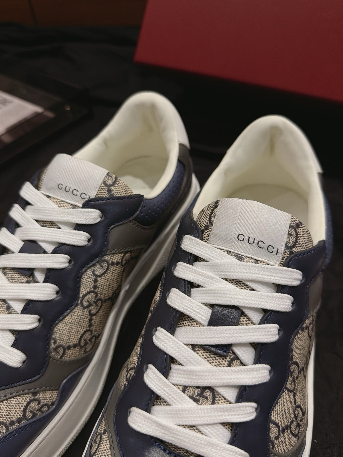 Gucci Chunky Sneaker with GG "Beige-Blue"