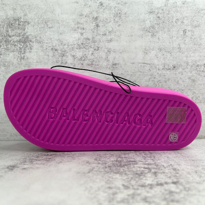 Balenciaga Chunky Slides "Magenta"