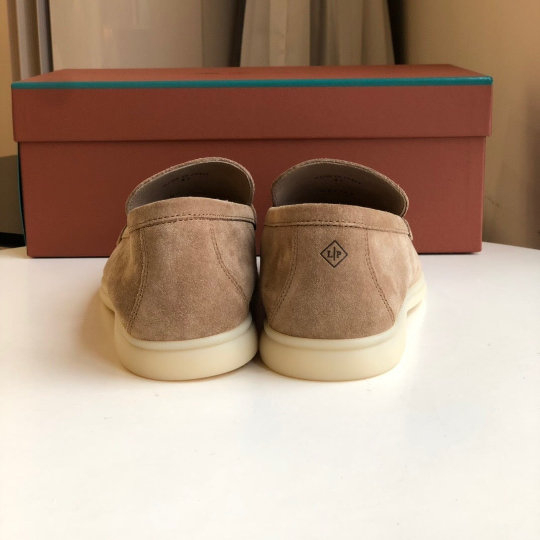 Loro Piana Summer Walk Loafers "Light Brown"