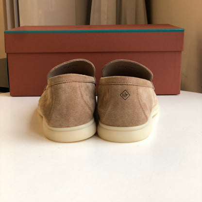 Loro Piana Summer Walk Loafers "Light Brown"