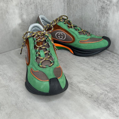 Gucci Run "Green-Brown"