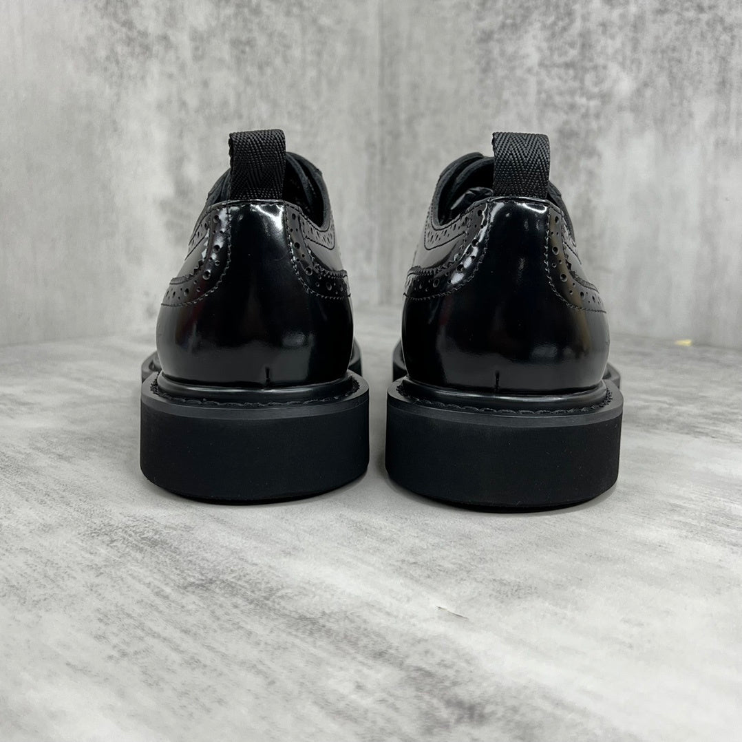Dior Leather Oxford Shoes "Black"