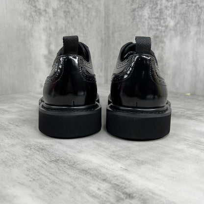 Dior Leather Oxford Shoes "Black"
