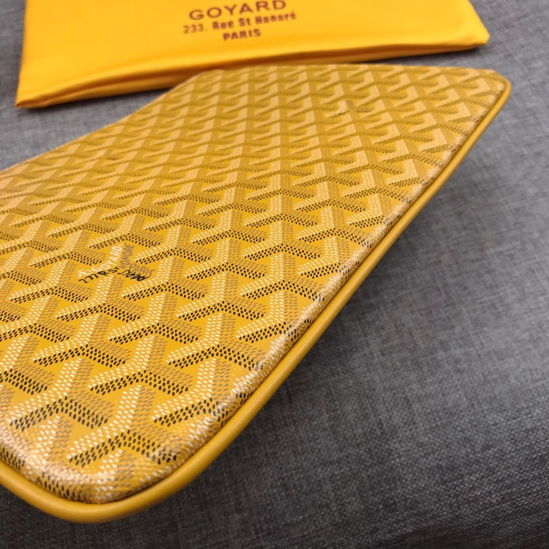 Goyard Sénat MM Pouch "Yellow"