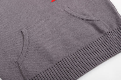 Ami Paris Ami De Coeur Hoodie "Grey"