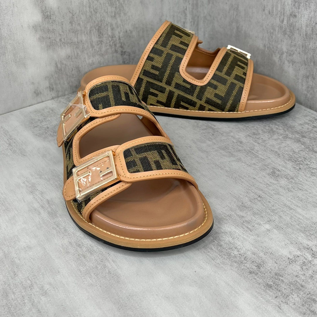 Fendi Sandals "Camel"