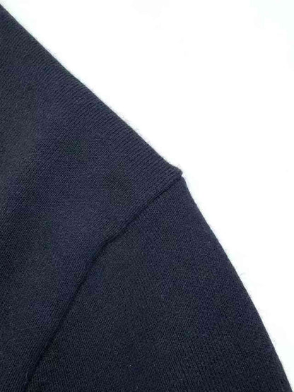 Miu Miu Silk Cashmere Cardigan Sweater "Navy"