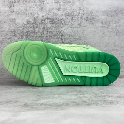 Louis Vuitton Trainers "Green Denim"