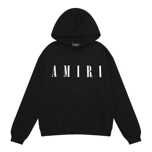 Amiri Core Logo Print Hoodie "Black-White"