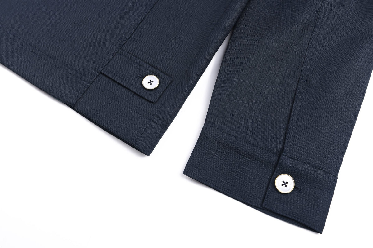 Louis Vuitton Light Linen Workwear Jacket "Navy Blue"