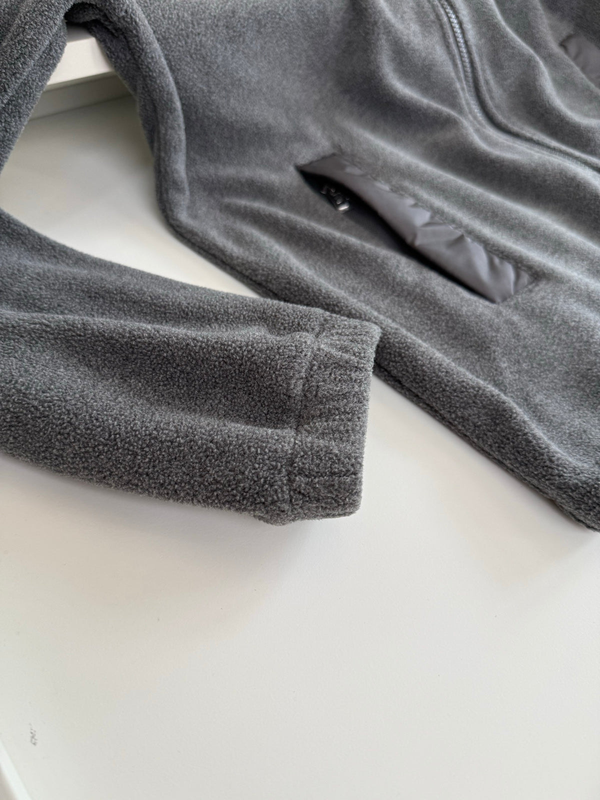 Moncler Fleece Zip Jacket "Gray"