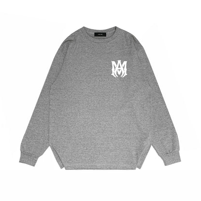 Amiri Core Logo Print Sweatshirt "Grey-White"