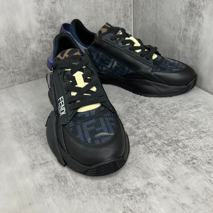 Fendi Flow "Black-Blue Monogram"