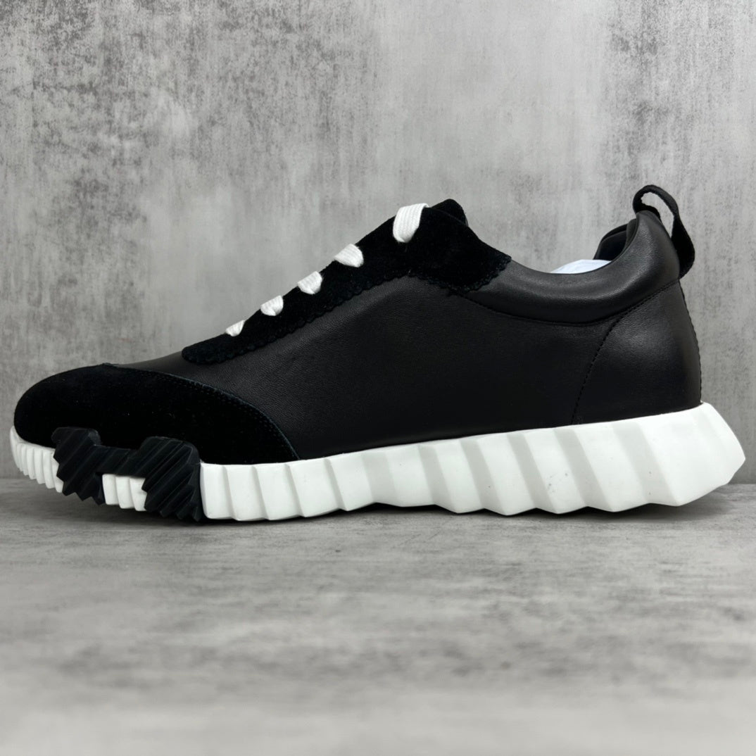 Hermes Bouncing Sneakers "Black-White"