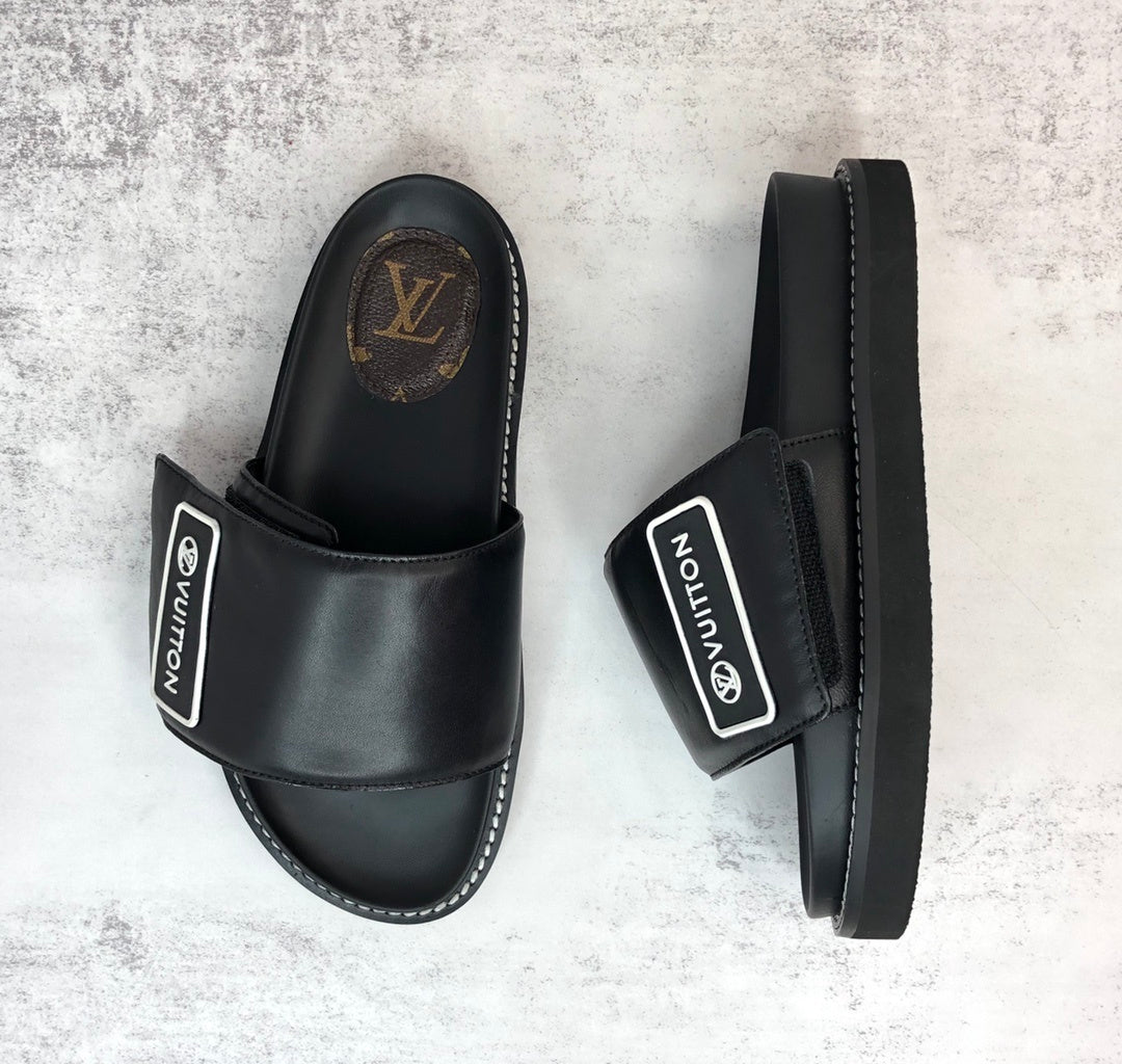Louis Vuitton Slides "Black-White"