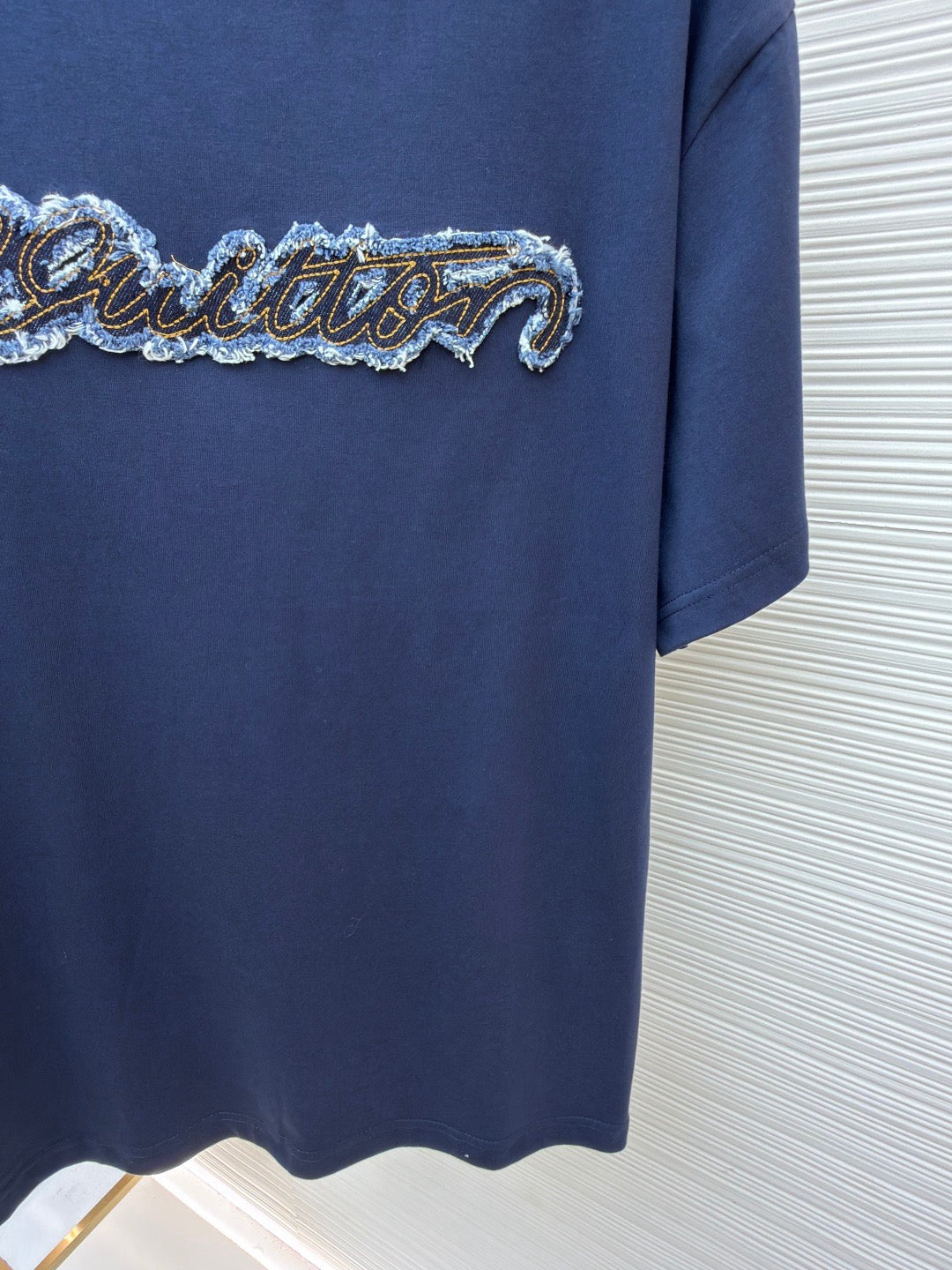 Louis Vuitton Denim Signature Short-Sleeved T-Shirt "Deep Navy"