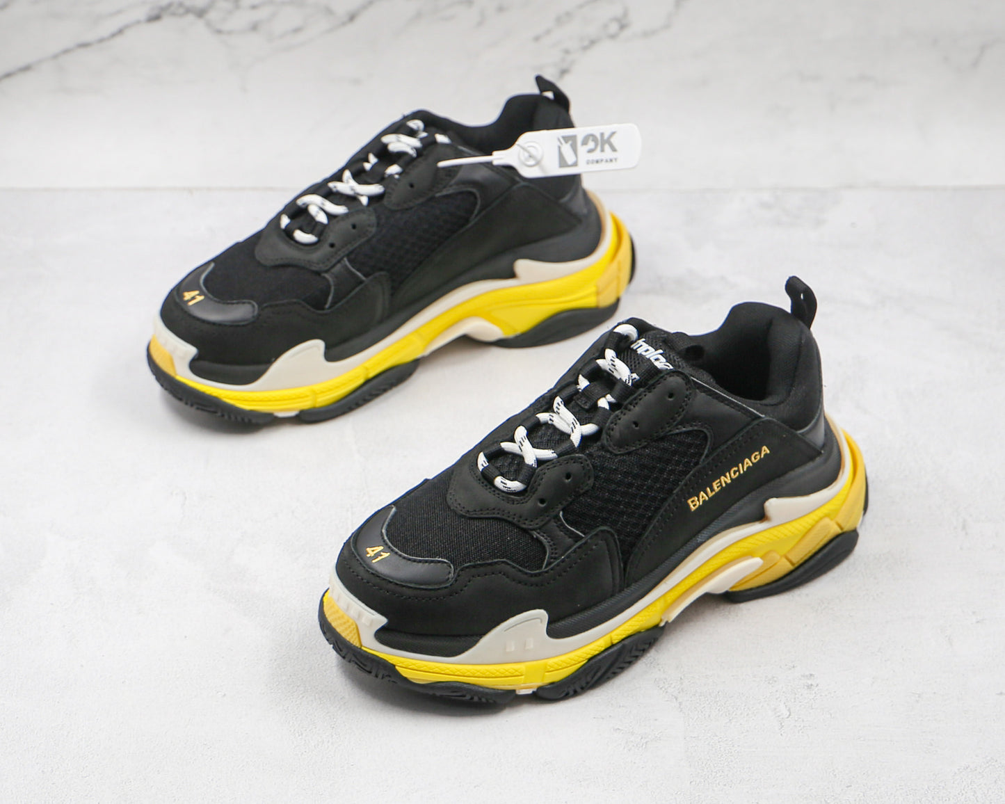 Balenciaga Triple S "Black-Yellow"