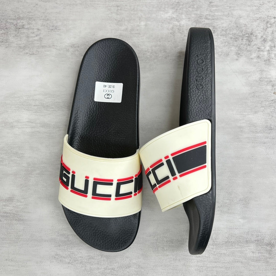 Gucci Slides "Black-White"