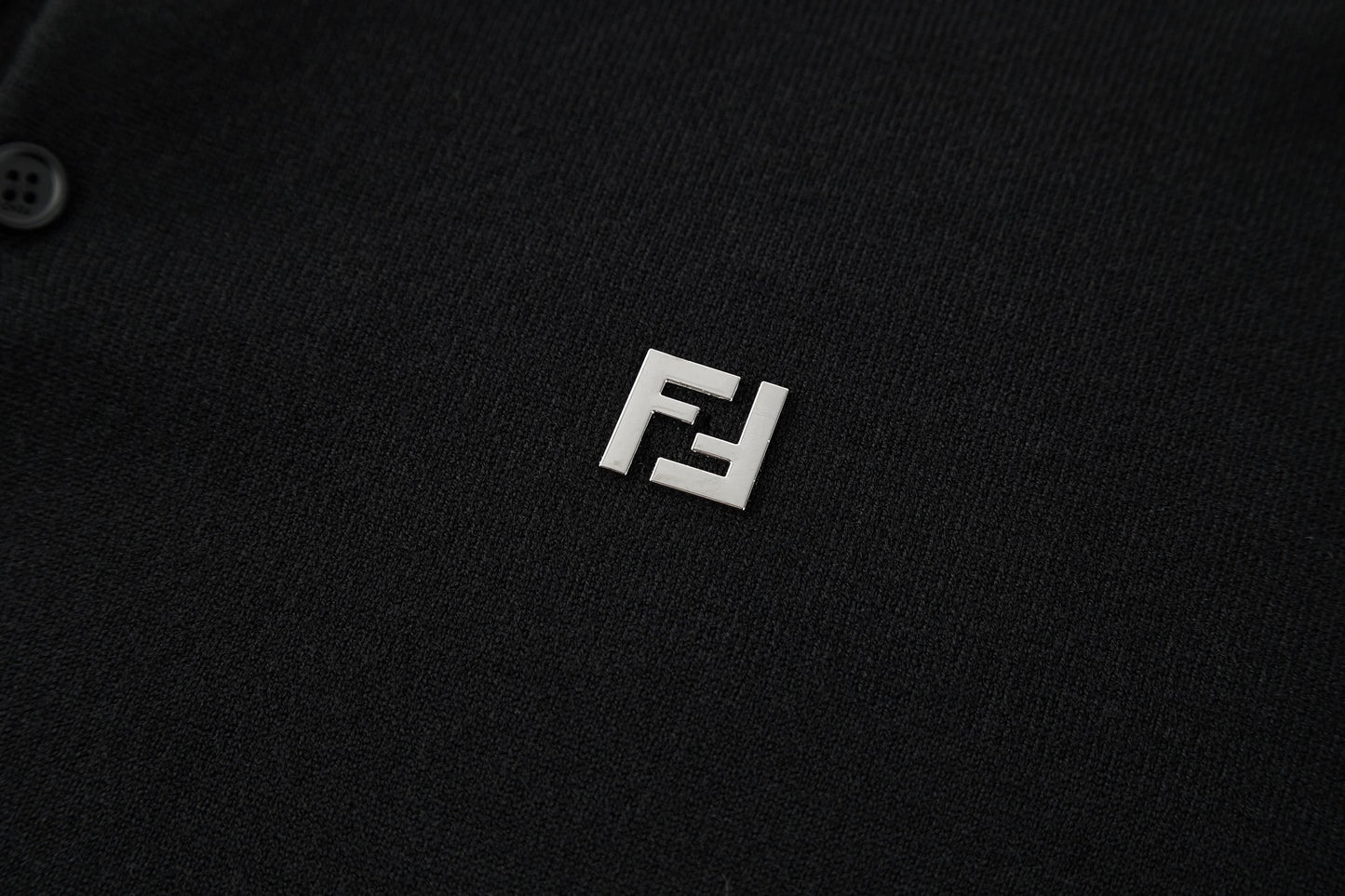 Fendi Polo Sweater "Black"