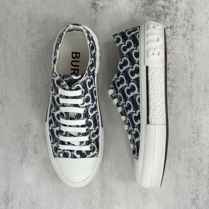 Burberry Gabardine "Black-White Monogram"