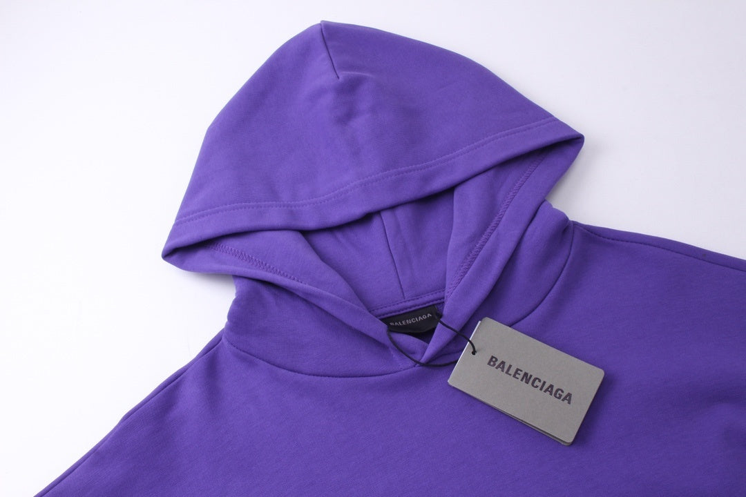 Balenciaga Hoodie "Purple-Black"