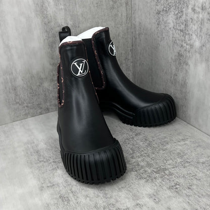 Louis Vuitton Ruby Flat Ankle Boots "Black"