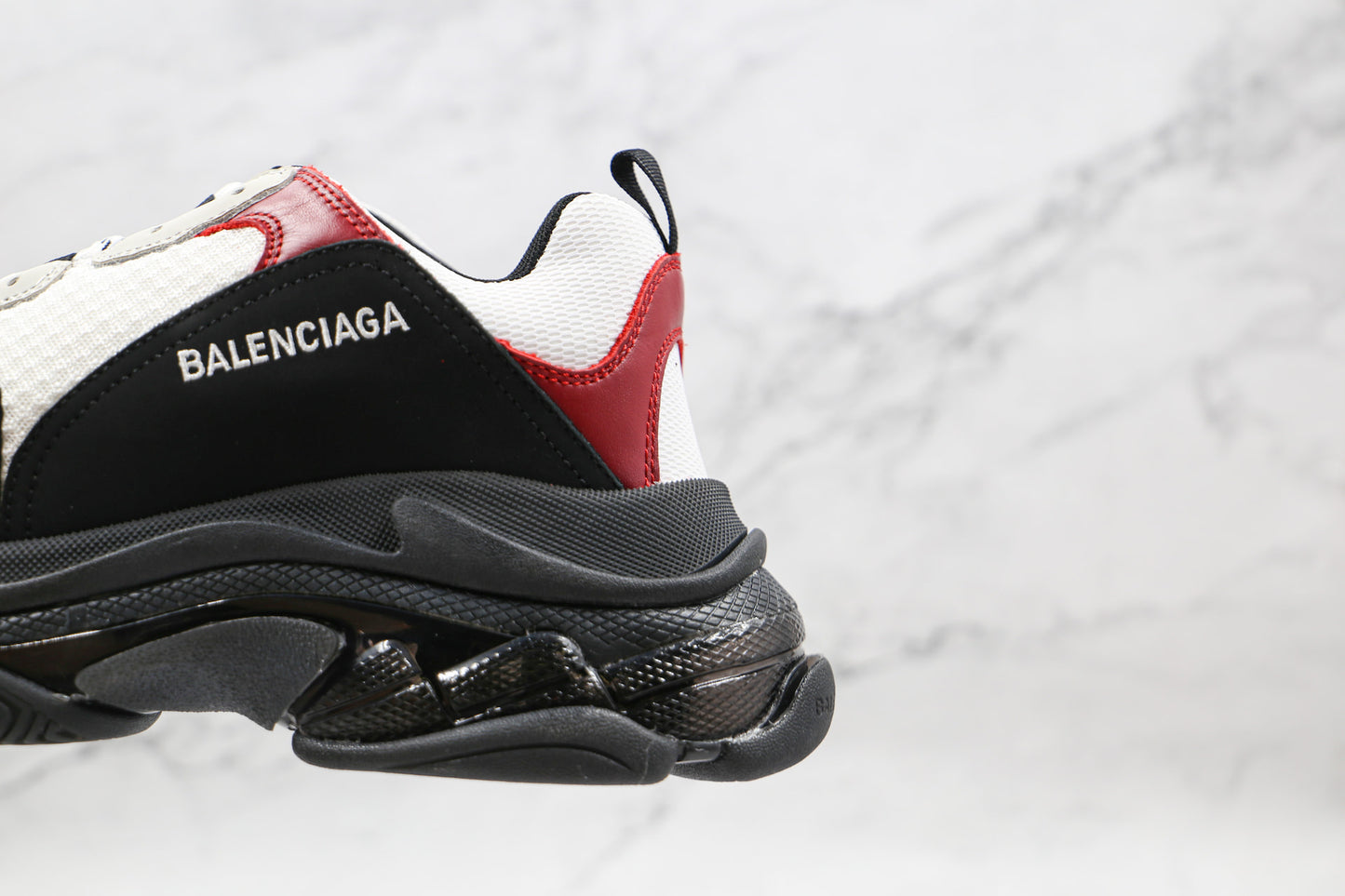Balenciaga Triple S "White-Red-Black"