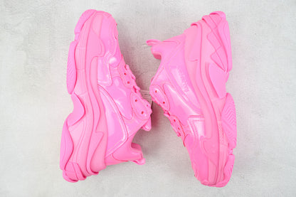 Balenciaga Triple S "Pink Leather Gloss"