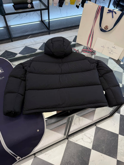 Moncler Meriera Hooded Short Down Jacket "Black"