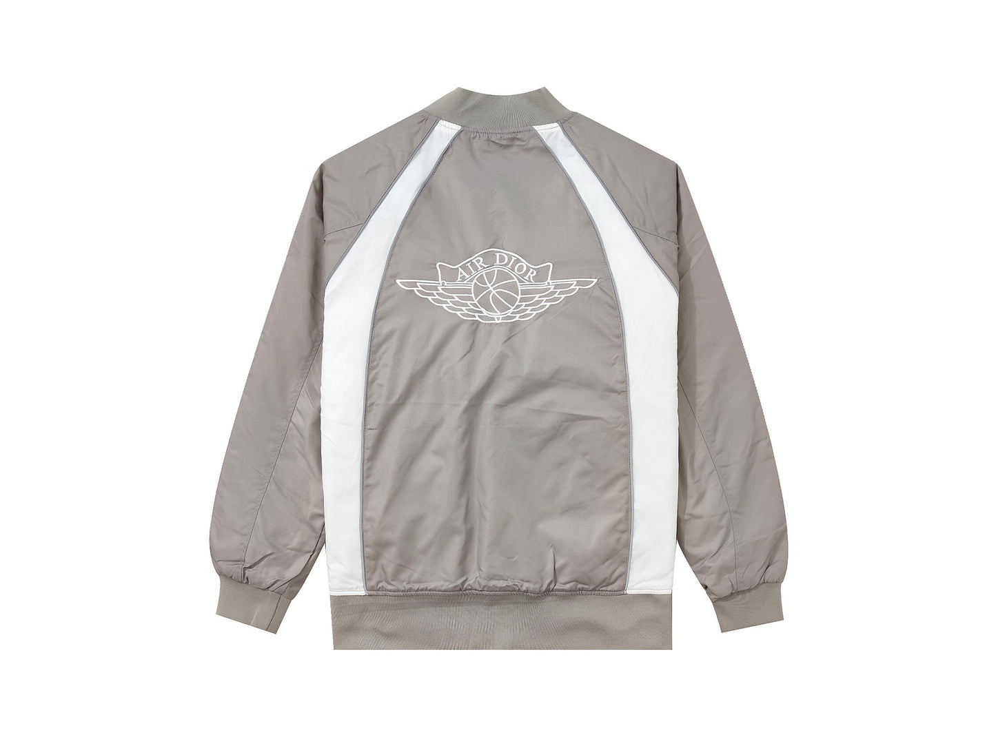Air Jordan x Dior Bomber Jacket "Grey-White"