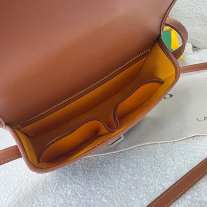 Goyard Belvedere PM Leather Handbag