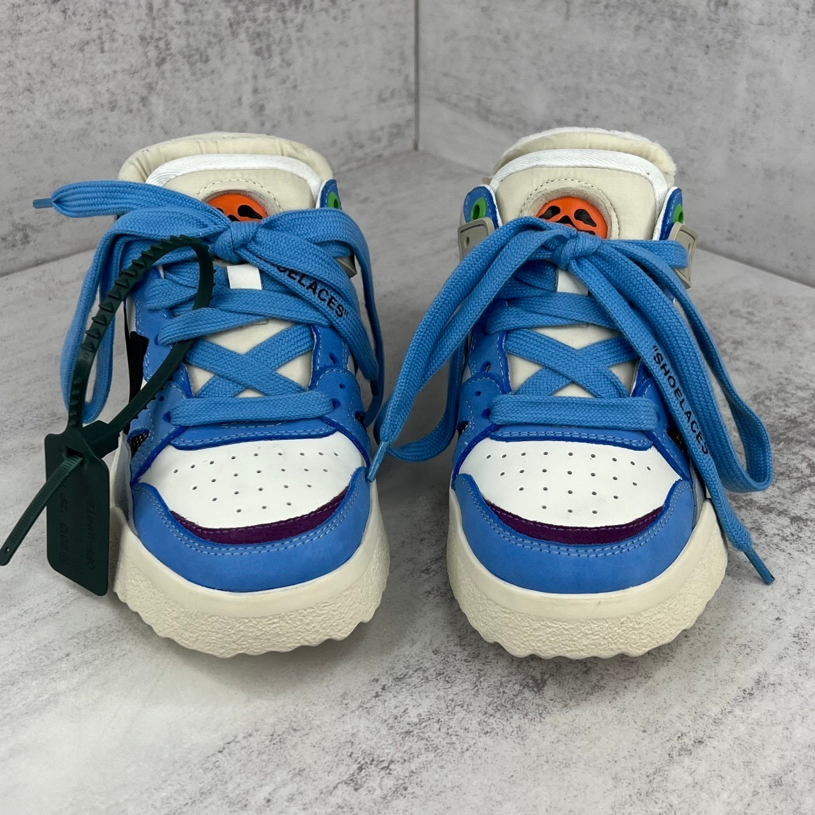 Off-White Sponge Mid "Blue-White"