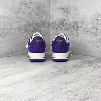 Louis Vuitton x Nike Air Force 1 "Purple-White"