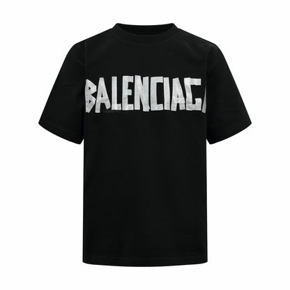 Balenciaga Tape Type T-Shirt "Black"