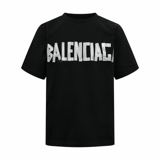 Balenciaga Tape Type T-Shirt "Black"